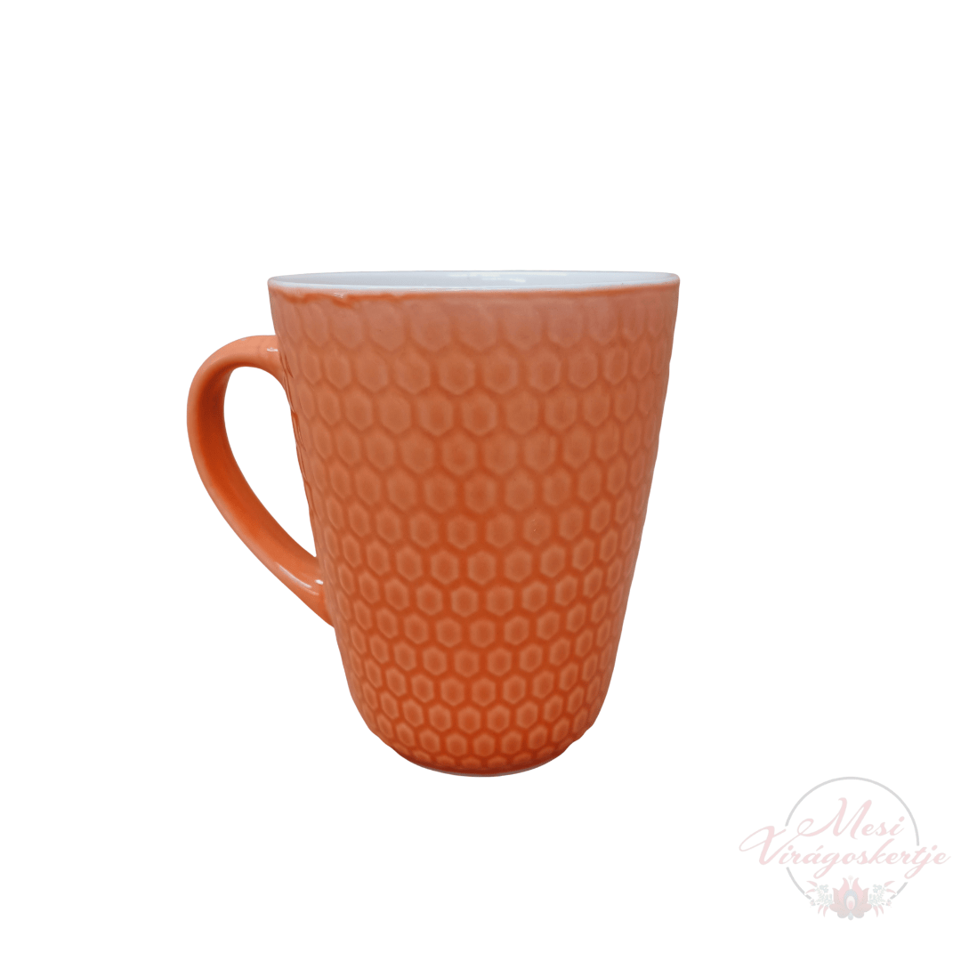 Méhsejtmintás bögre kétféle színben