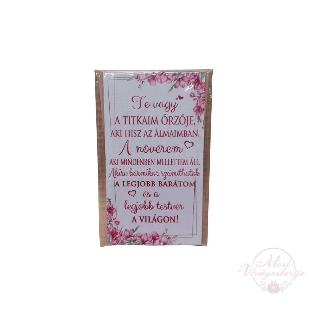 Hűtőmágnes a legjobb testvérnek