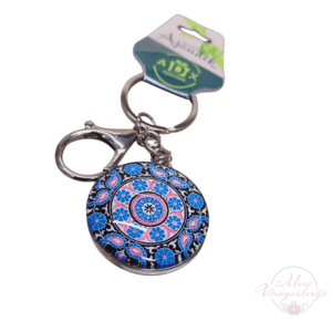 Mandala mintás kulcstartó – többféle változat