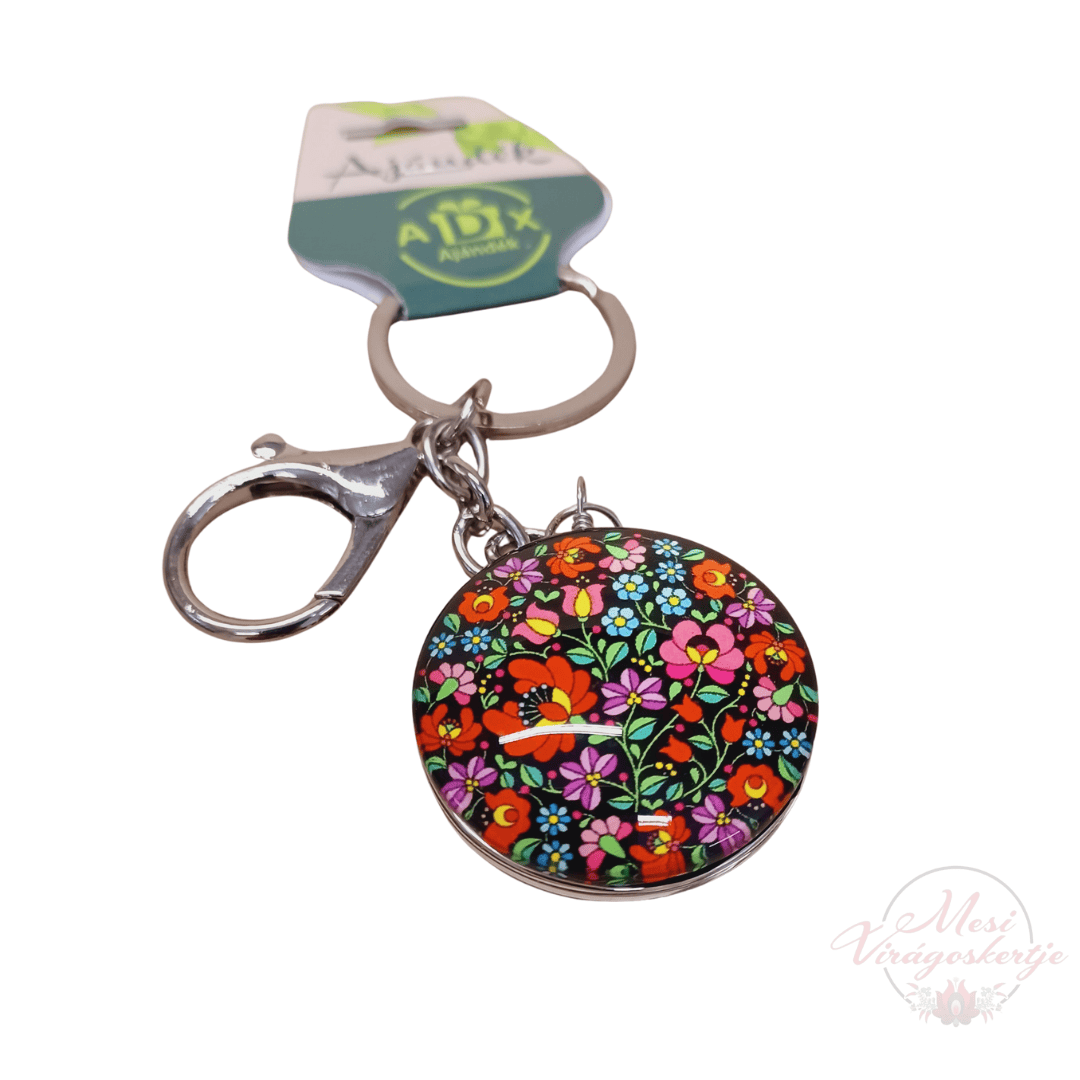 Kulcstartó - virágos