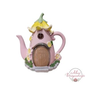 Mesekancsó tündérház dekoráció, locsolókanna formájú mesefigura többféle színben