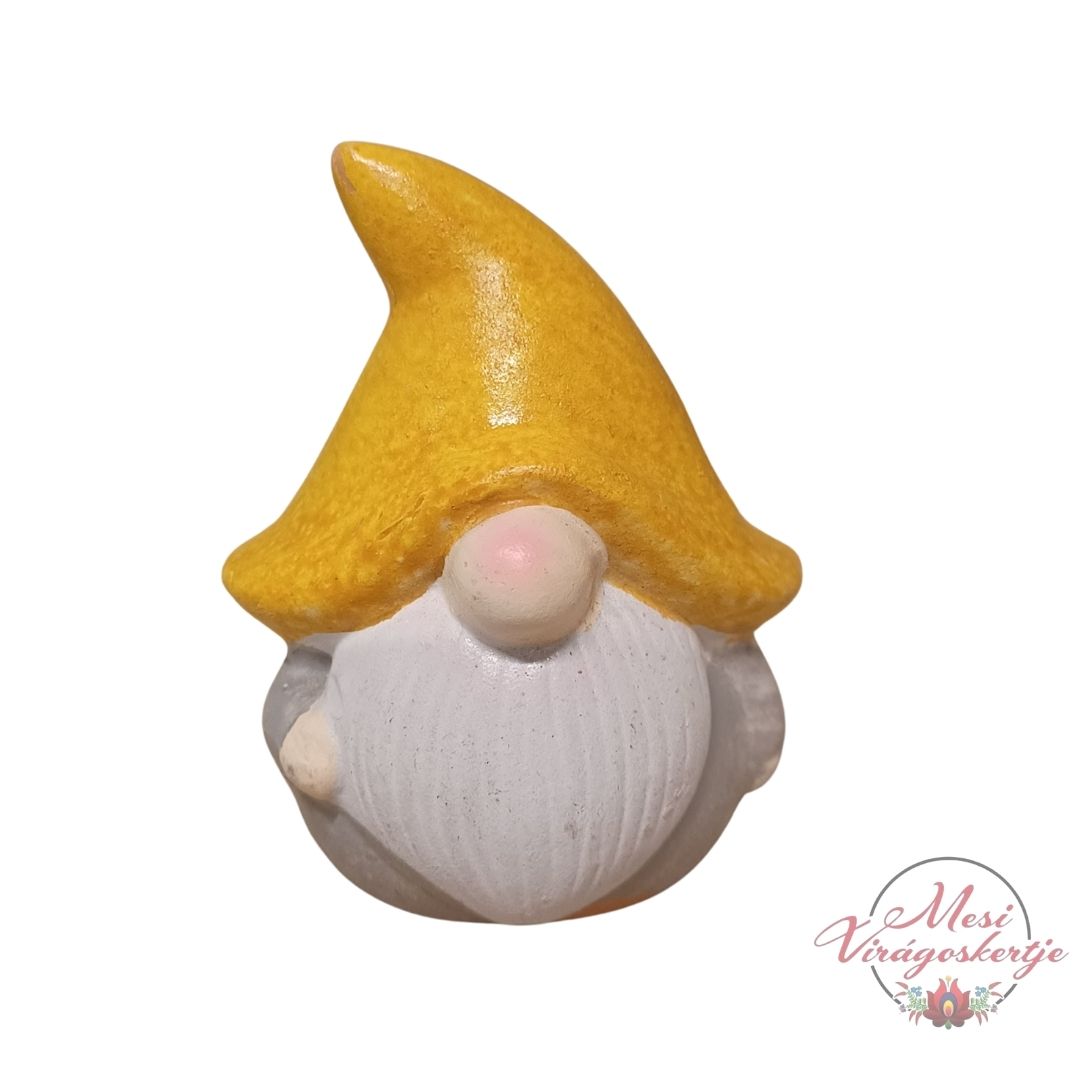 Mini manó dekoráció hegyes sapkával, többféle színben
