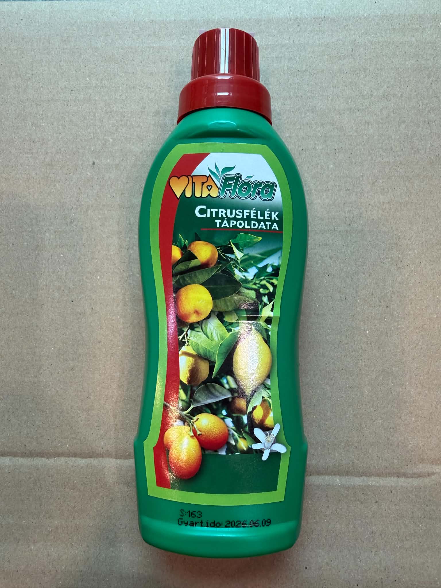 Vitaflóra Citrusfélék tápoldat 500 ml – tápoldat citrusnövényekhez