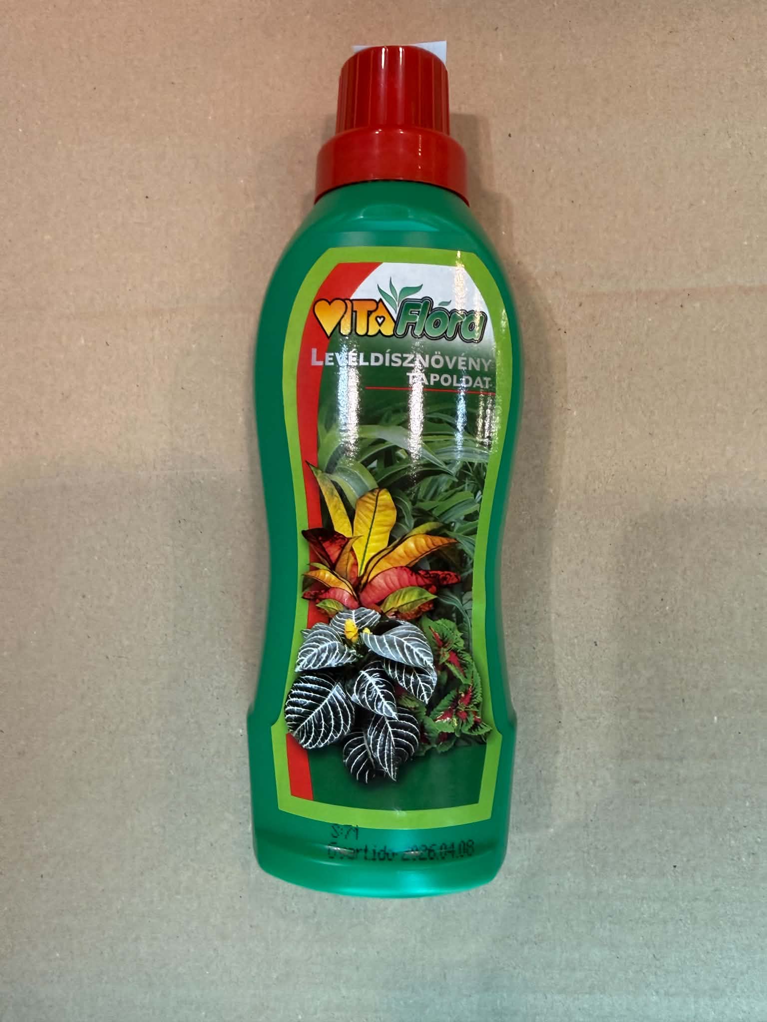Vitaflóra Levéldísznövény tápoldat 500 ml – tápoldat zöld szobanövényekhez