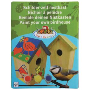 Natúr madárház dekorációs festékkel csomagolásban
