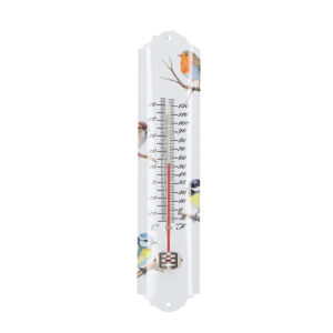 Madaras kültéri hőmérő 30 cm fehér alapon